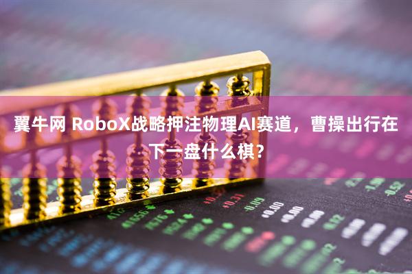 翼牛网 RoboX战略押注物理AI赛道,曹操出行在下一盘什么棋?